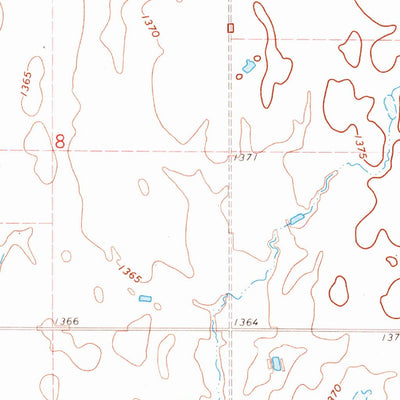 United States Geological Survey Yale, SD (1971, 24000-Scale) digital map