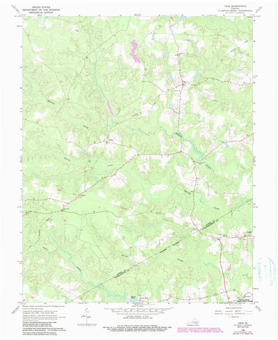United States Geological Survey Yale, VA (1966, 24000-Scale) digital map