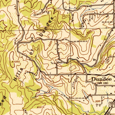United States Geological Survey Yamhill, OR (1942, 62500-Scale) digital map
