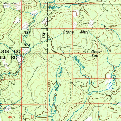 United States Geological Survey Yamhill River, OR (1980, 100000-Scale) digital map