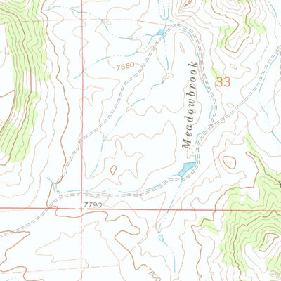 United States Geological Survey Yampa, CO (1972, 24000-Scale) digital map