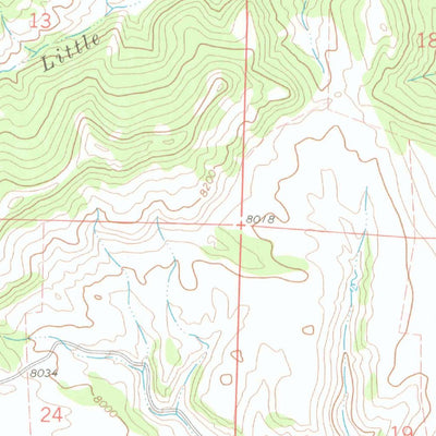 United States Geological Survey Yampa, CO (1972, 24000-Scale) digital map