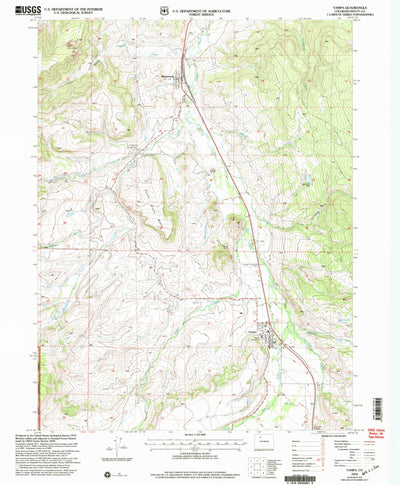 United States Geological Survey Yampa, CO (2000, 24000-Scale) digital map