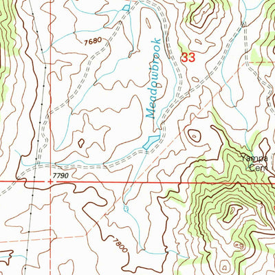 United States Geological Survey Yampa, CO (2000, 24000-Scale) digital map