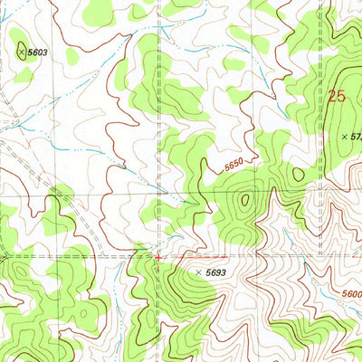United States Geological Survey Yampai, AZ (1981, 24000-Scale) digital map