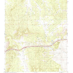 United States Geological Survey Yampai SE, AZ (1981, 24000-Scale) digital map