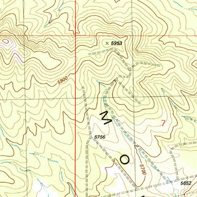 United States Geological Survey Yampai SE, AZ (1981, 24000-Scale) digital map