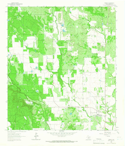 United States Geological Survey Yancey, TX (1964, 24000-Scale) digital map