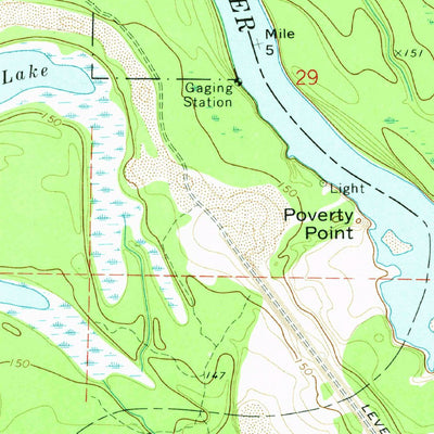 United States Geological Survey Yancopin, AR (1972, 24000-Scale) digital map