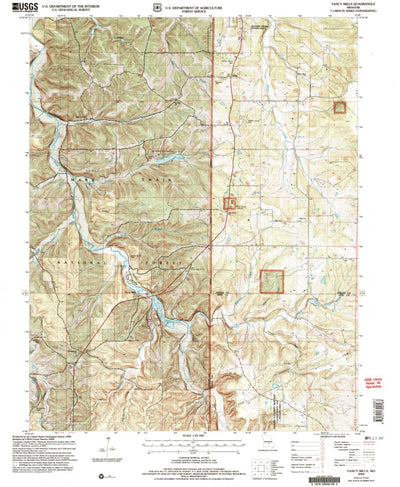 United States Geological Survey Yancy Mills, MO (2004, 24000-Scale) digital map