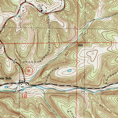 United States Geological Survey Yancy Mills, MO (2004, 24000-Scale) digital map