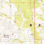 United States Geological Survey Yandell Springs, ID (1981, 24000-Scale) digital map
