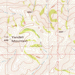 United States Geological Survey Yandell Springs, ID (1981, 24000-Scale) digital map