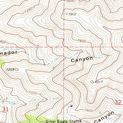 United States Geological Survey Yankee Blade, NV (1969, 24000-Scale) digital map