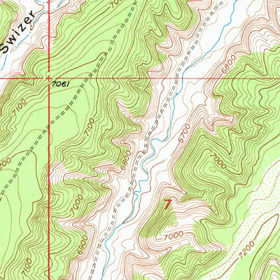 United States Geological Survey Yankee Gulch, CO (1952, 24000-Scale) digital map