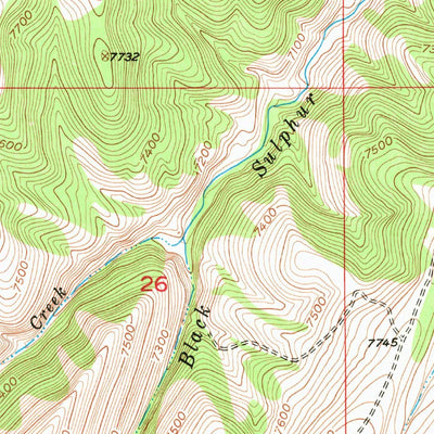 United States Geological Survey Yankee Gulch, CO (1952, 24000-Scale) digital map
