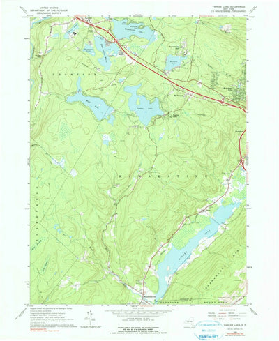 United States Geological Survey Yankee Lake, NY (1966, 24000-Scale) digital map