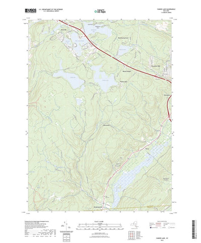 United States Geological Survey Yankee Lake, NY (2023, 24000-Scale) digital map