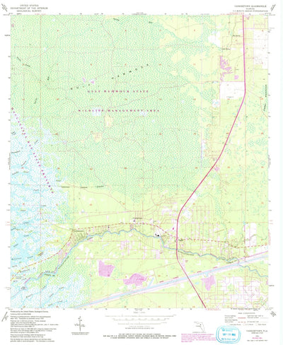 United States Geological Survey Yankeetown, FL (1955, 24000-Scale) digital map