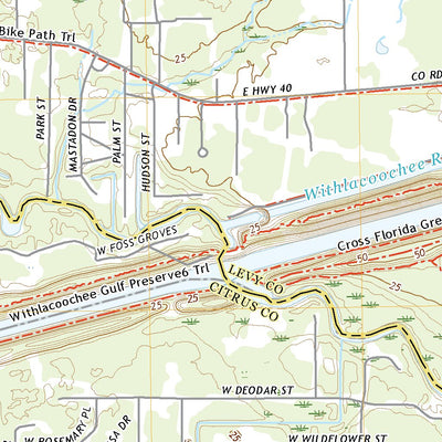 United States Geological Survey Yankeetown, FL (2021, 24000-Scale) digital map