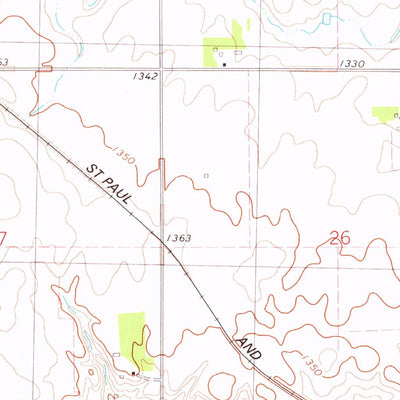 United States Geological Survey Yankton, SD (1978, 24000-Scale) digital map