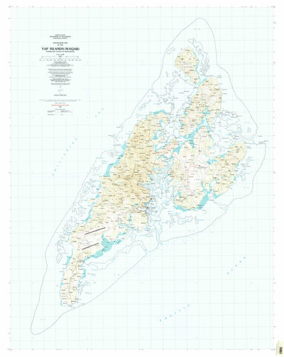 United States Geological Survey Yap Islands (Waqab), FM (1983, 25000-Scale) digital map