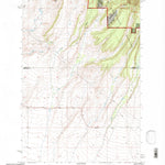 United States Geological Survey Yaple Bench, MT (1995, 24000-Scale) digital map