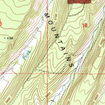United States Geological Survey Yaple Bench, MT (1995, 24000-Scale) digital map