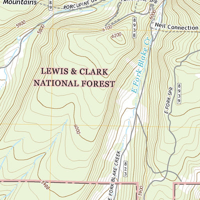 United States Geological Survey Yaple Bench, MT (2020, 24000-Scale) digital map