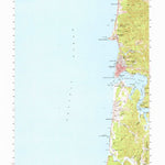 United States Geological Survey Yaquina, OR (1957, 62500-Scale) digital map