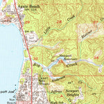 United States Geological Survey Yaquina, OR (1957, 62500-Scale) digital map