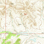 United States Geological Survey Yarger Butte, MT (1973, 24000-Scale) digital map