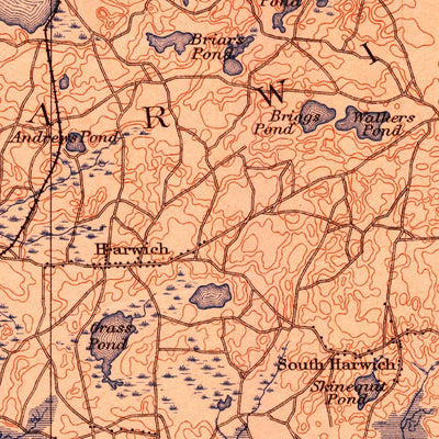United States Geological Survey Yarmouth, MA (1889, 62500-Scale) digital map