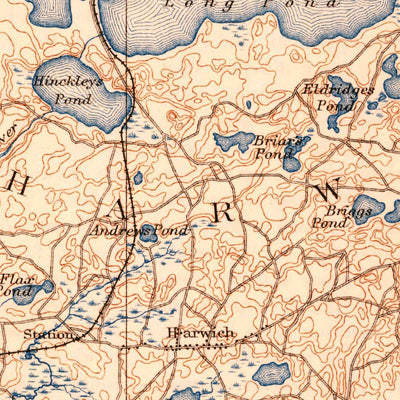 United States Geological Survey Yarmouth, MA (1893, 62500-Scale) digital map
