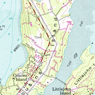 United States Geological Survey Yarmouth, ME (1957, 24000-Scale) digital map