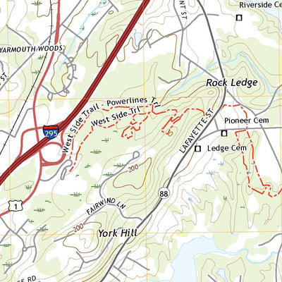 United States Geological Survey Yarmouth, ME (2021, 24000-Scale) digital map