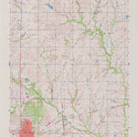 United States Geological Survey Yates Center, KS (1969, 24000-Scale) digital map