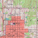 United States Geological Survey Yates Center, KS (1969, 24000-Scale) digital map
