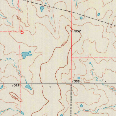 United States Geological Survey Yates Center SE, KS (1971, 24000-Scale) digital map