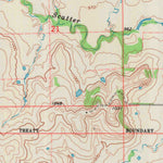 United States Geological Survey Yates Center SE, KS (1971, 24000-Scale) digital map