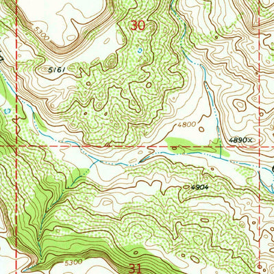 United States Geological Survey Yates SE, NM (1973, 24000-Scale) digital map