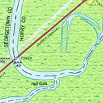 United States Geological Survey Yauhannah, SC (1943, 24000-Scale) digital map