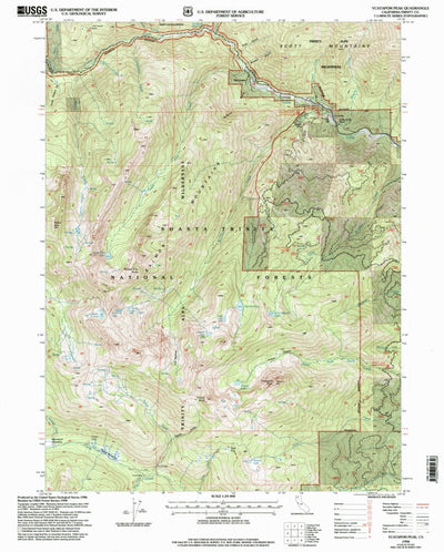 United States Geological Survey Ycatapom Peak, CA (1998, 24000-Scale) digital map