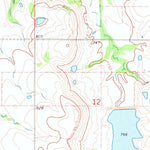 United States Geological Survey Yeager, OK (1972, 24000-Scale) digital map