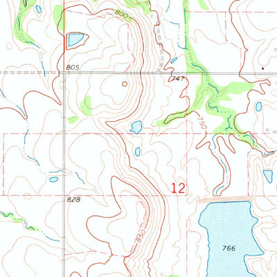 United States Geological Survey Yeager, OK (1972, 24000-Scale) digital map