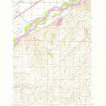 United States Geological Survey Yegen, MT (1956, 24000-Scale) digital map