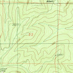 United States Geological Survey Yellow Butte, OR (1987, 24000-Scale) digital map