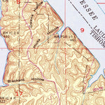 United States Geological Survey Yellow Creek, MS-AL-TN (1953, 24000-Scale) digital map