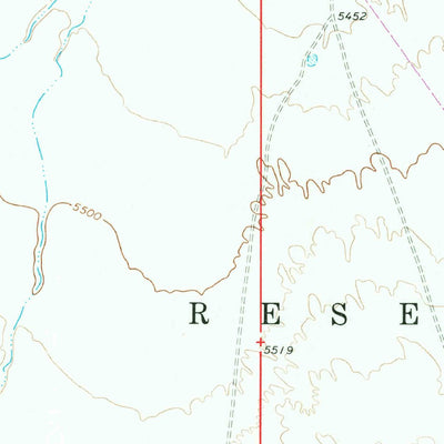 United States Geological Survey Yellow Hill, NM (1966, 24000-Scale) digital map