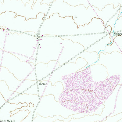 United States Geological Survey Yellow Hill, NM (1966, 24000-Scale) digital map
